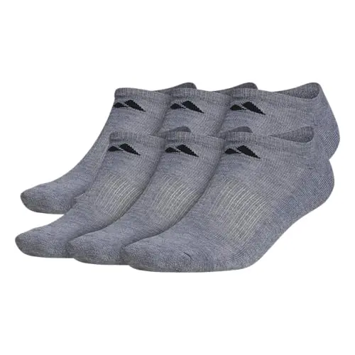 ADIDAS no show athletic socks in multipack