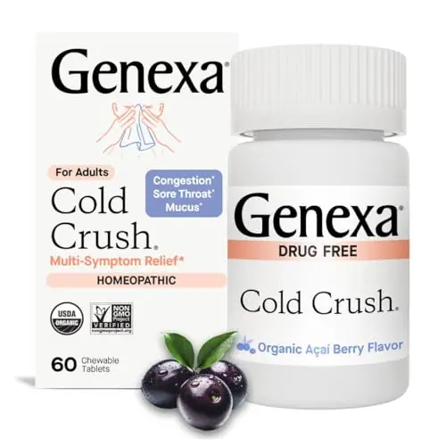 Genexa Cold Crush organic chewable tablets