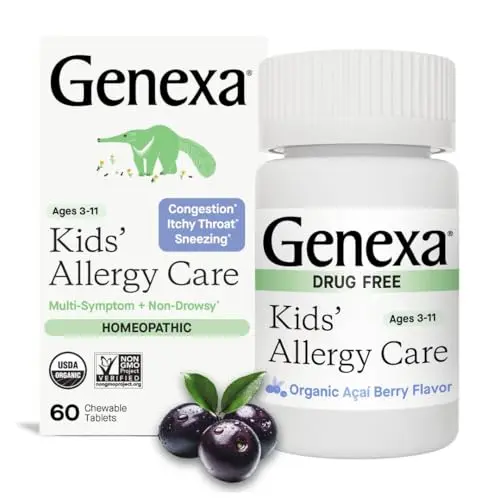 Genexa Kids Allergy Care homeopathic chewable tablets