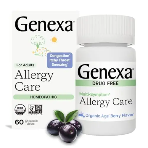 Genexa homeopathic allergy relief chewable tablets
