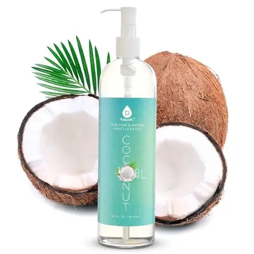 Pursonic Pure Unscented Fractionated Coconut Oil bottle