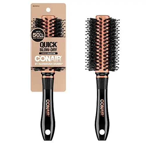 Conair copper round hair brush for blow drying