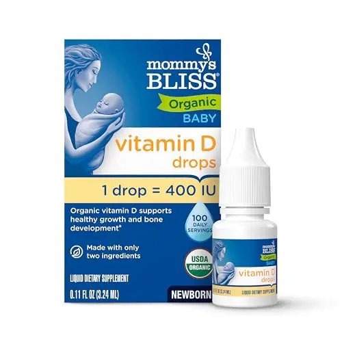 Mommy's Bliss Organic Vitamin D Drops bottle