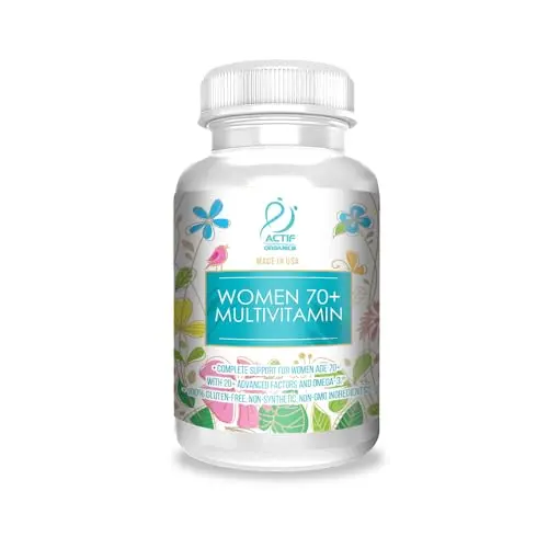 ACTIF Organic multivitamin for women age 70 plus