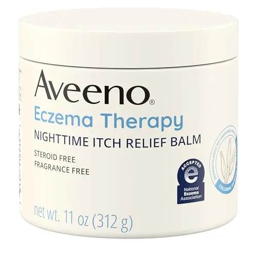 Aveeno Eczema Therapy Itch Relief Balm for nighttime use