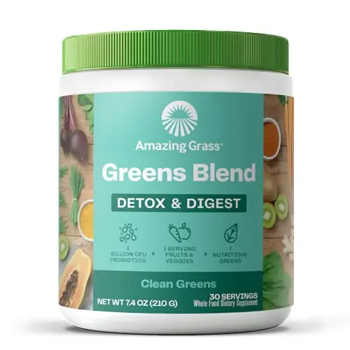 Amazing Grass Greens Superfood powder tub