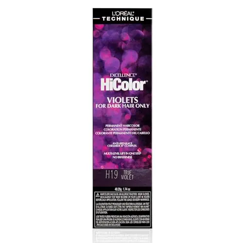 L'OREAL TECHNIQUE HiColor Violet permanent hair dye bottle