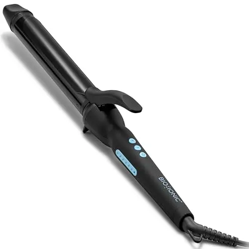 Bio Ionic long barrel curling iron with nanoionic technology for beach waves