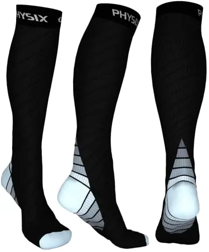 Physix Gear athletic compression socks with graduated support