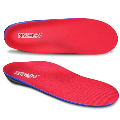 NAZAROO arch support insoles for high arches and foot pain