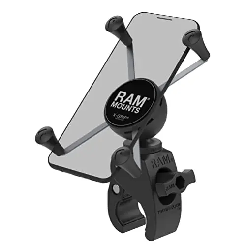 RAM MOUNTS X-Grip motorcycle phone mount with lifetime warranty