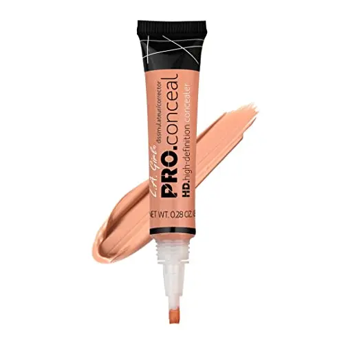 L.A. Girl Peach Corrector in packaging with doe-foot applicator