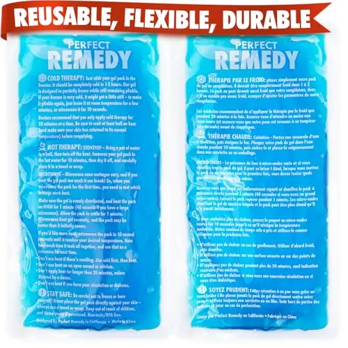 Perfect Remedy two-pack of blue gel ice packs