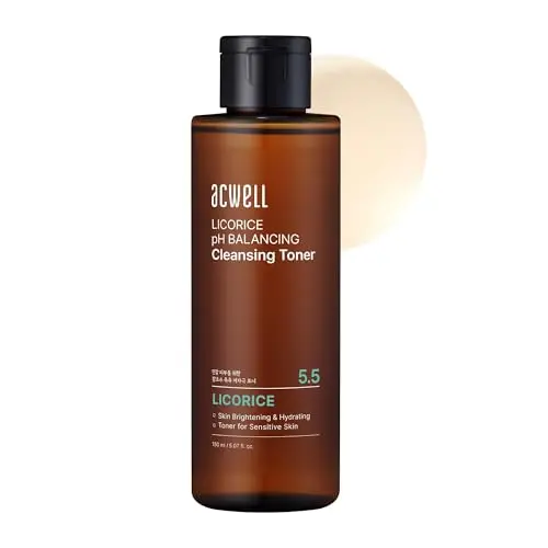 ACWELL Licorice pH Balancing Toner bottle for cleansing and hydration