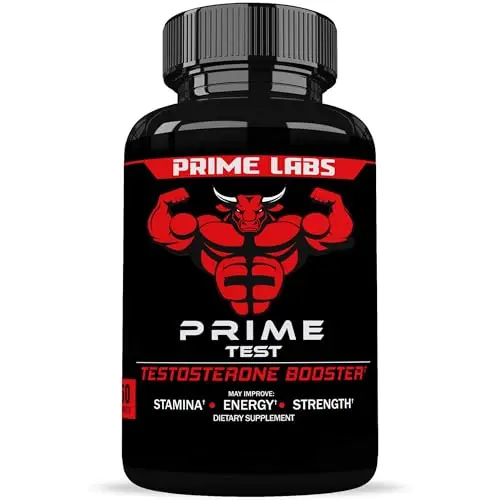 Prime Labs Men's Testosterone Booster supplement bottle