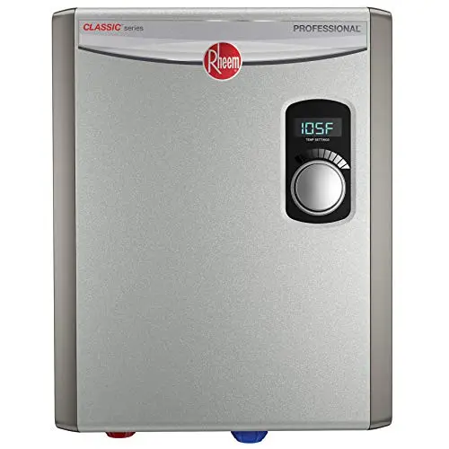 Rheem 18kW gray electric tankless water heater