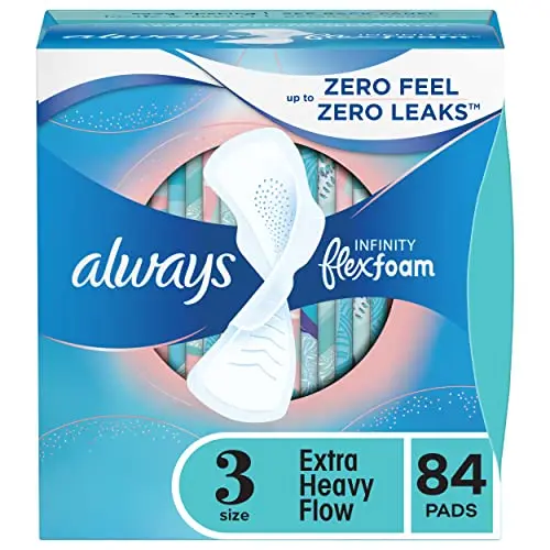 Always Infinity Extra Heavy Flow Pad in multi-pack