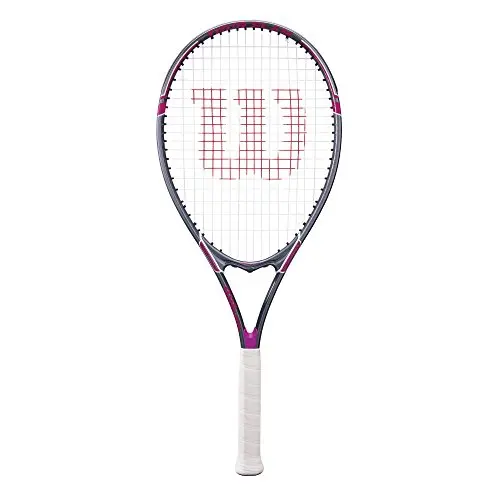 Wilson Tour Slam tennis racket in pink and grey colors