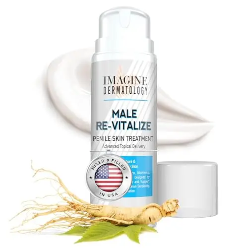 Imagine Dermatology Male Re-Vitalize Penile Health Cream bottle