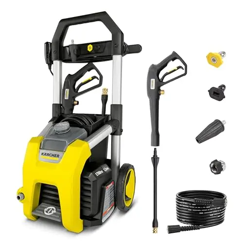 Kärcher K1700 yellow electric pressure washer