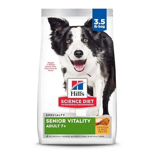 Hill's Science Diet Senior Vitality dry dog food for brain health