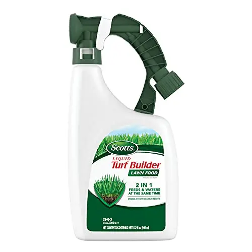 Scotts Liquid Turf Builder Lawn Fertilizer bottle