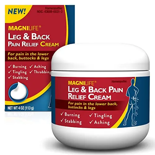 MagniLife leg and back pain relief cream tube