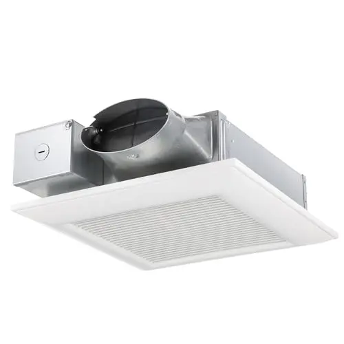 Panasonic WhisperValue bathroom exhaust fan with compact white housing