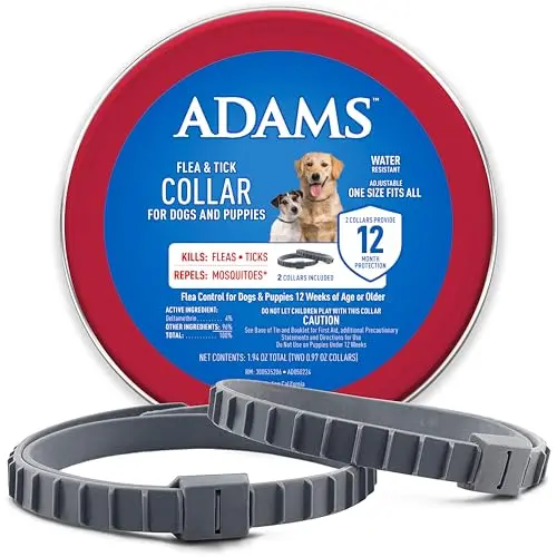 Adams flea and tick collar for dogs and puppies