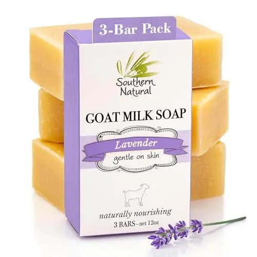 Southern Natural Lavender Goat Milk Soap for dry skin