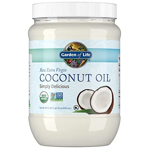 Garden of Life Raw Extra Virgin Coconut Oil container