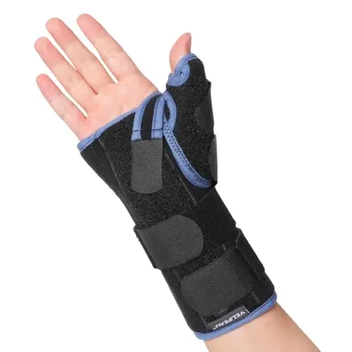 Velpeau carpal tunnel wrist brace with thumb stabilizer