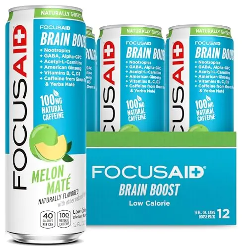 FOCUSAID energy drink can with brain boosting nootropics