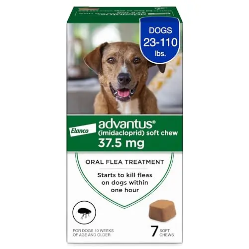 Advantus oral flea treatment soft chews for dogs
