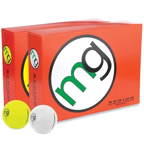 MG Golf Senior white golf balls for maximum distance