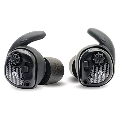 Walker's Silencer Wireless electronic hearing protection earbuds in black