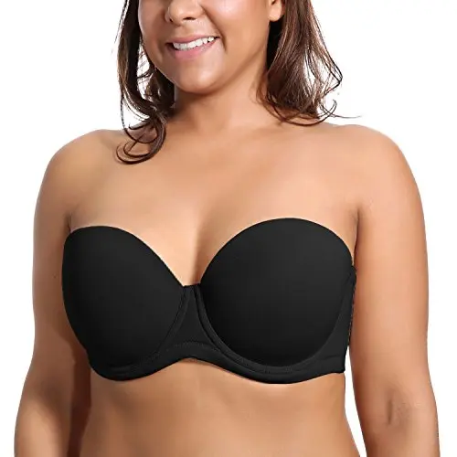 DELIMIRA women's multiway strapless bra with underwire support