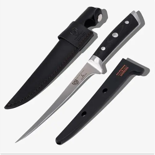 Dalstrong Gladiator Series fillet knife with flexible German steel blade
