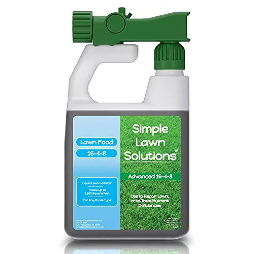 Simple Lawn Solutions 16-4-8 Liquid Lawn Fertilizer bottle