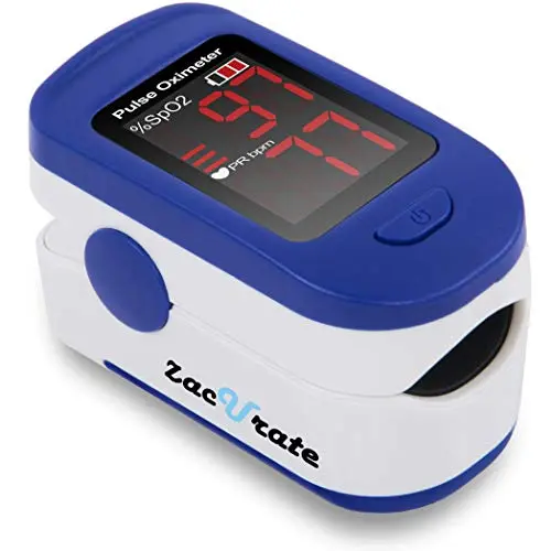 Zacurate 500BL fingertip pulse oximeter for basic oxygen monitoring