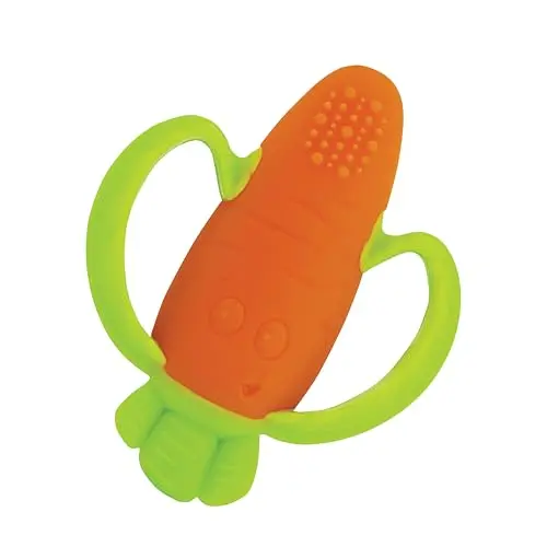 Infantino carrot-shaped silicone teething toy