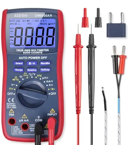 AstroAI TRMS digital multimeter with auto-ranging capabilities