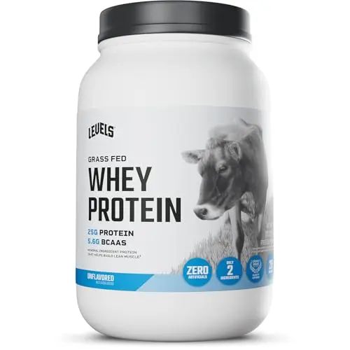 Levels Grass Fed Unflavored whey protein powder