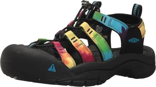 KEEN Women's Newport H2 closed toe water sandals in tie-dye pattern