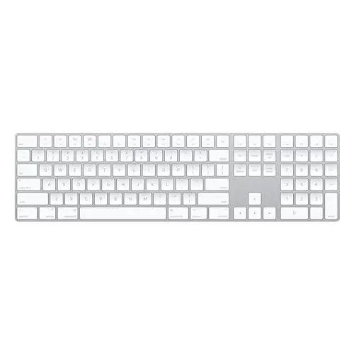 Apple Magic Keyboard with numeric keypad in white