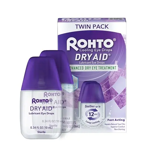 Rohto DryAid eye drops twin pack