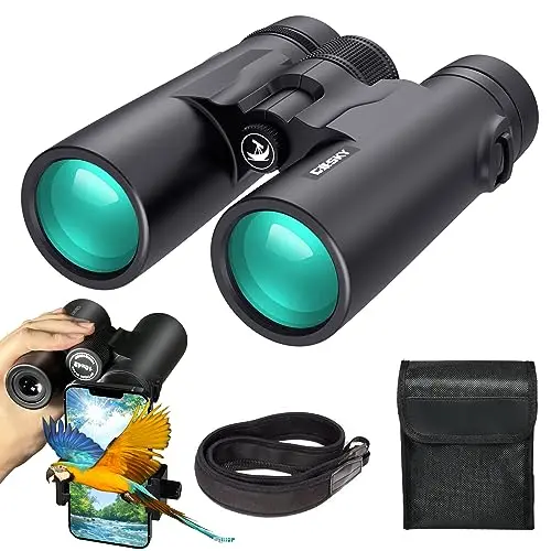 Gosky 10x42 roof prism binoculars for whale watching