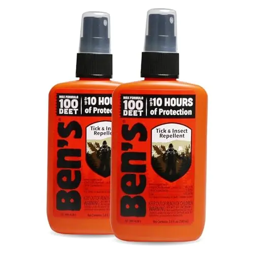 Ben's 100 Tick and Insect Repellent pump spray bottle