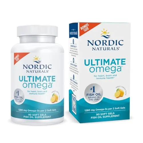 Nordic Naturals Ultimate Omega lemon-flavored softgels