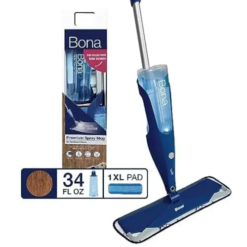 Bona hardwood floor premium spray mop with microfiber pad
